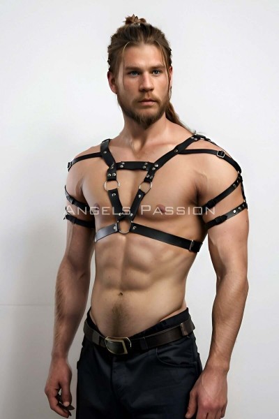 Savaşçı Viking Erkek Harness, Erkek PartyWear, Viking Cosplay - APFTM6